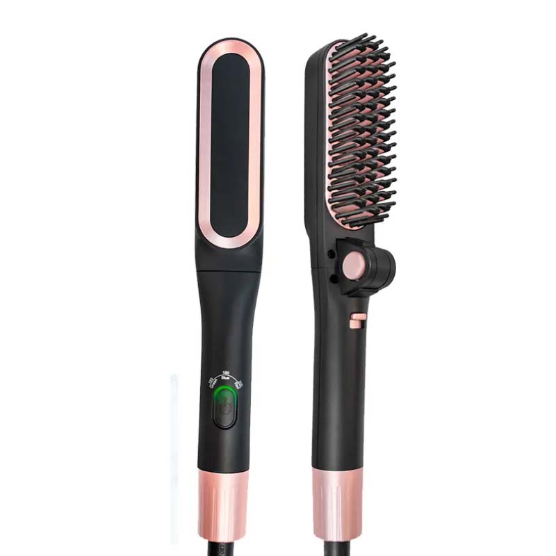 Folding Professional Electric Hair Straightener Air Brush Hair Straightener Brush mini Hair Straightening Iron