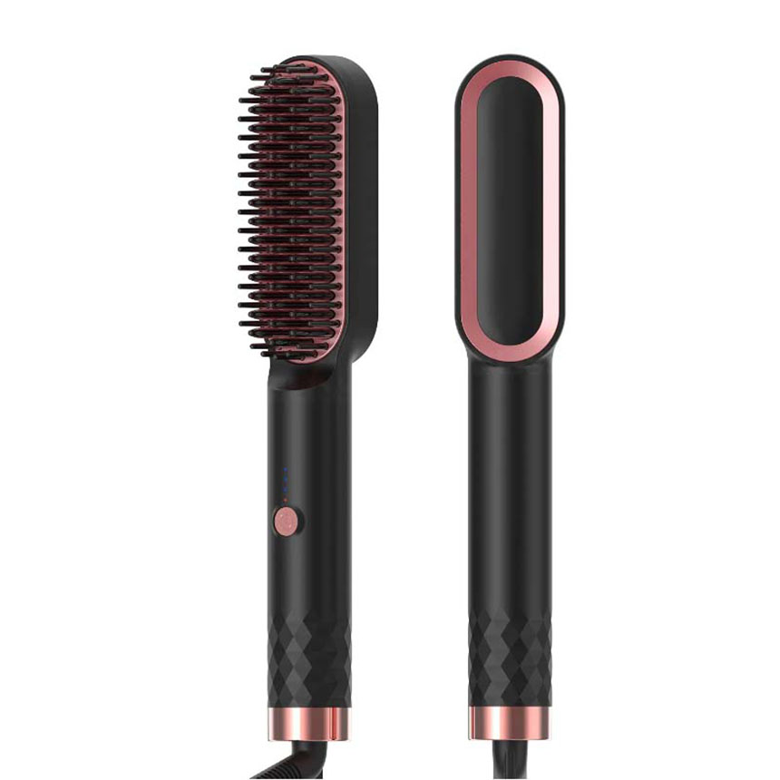 Heat Protection Electric Hair Brush Dryer Curling One-step Hair Volumizer Straightener Styling Heating Comb Blow Dryer